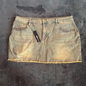 Fashion Nova Denim skirt - size 3x
